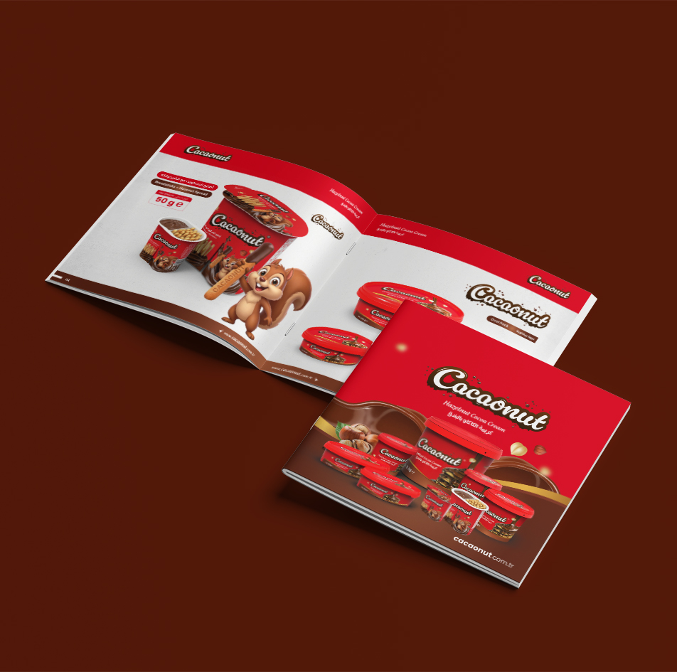 Cacaonut Product Catalog Preview - Premium Chocolate Hazelnut Spread Collection